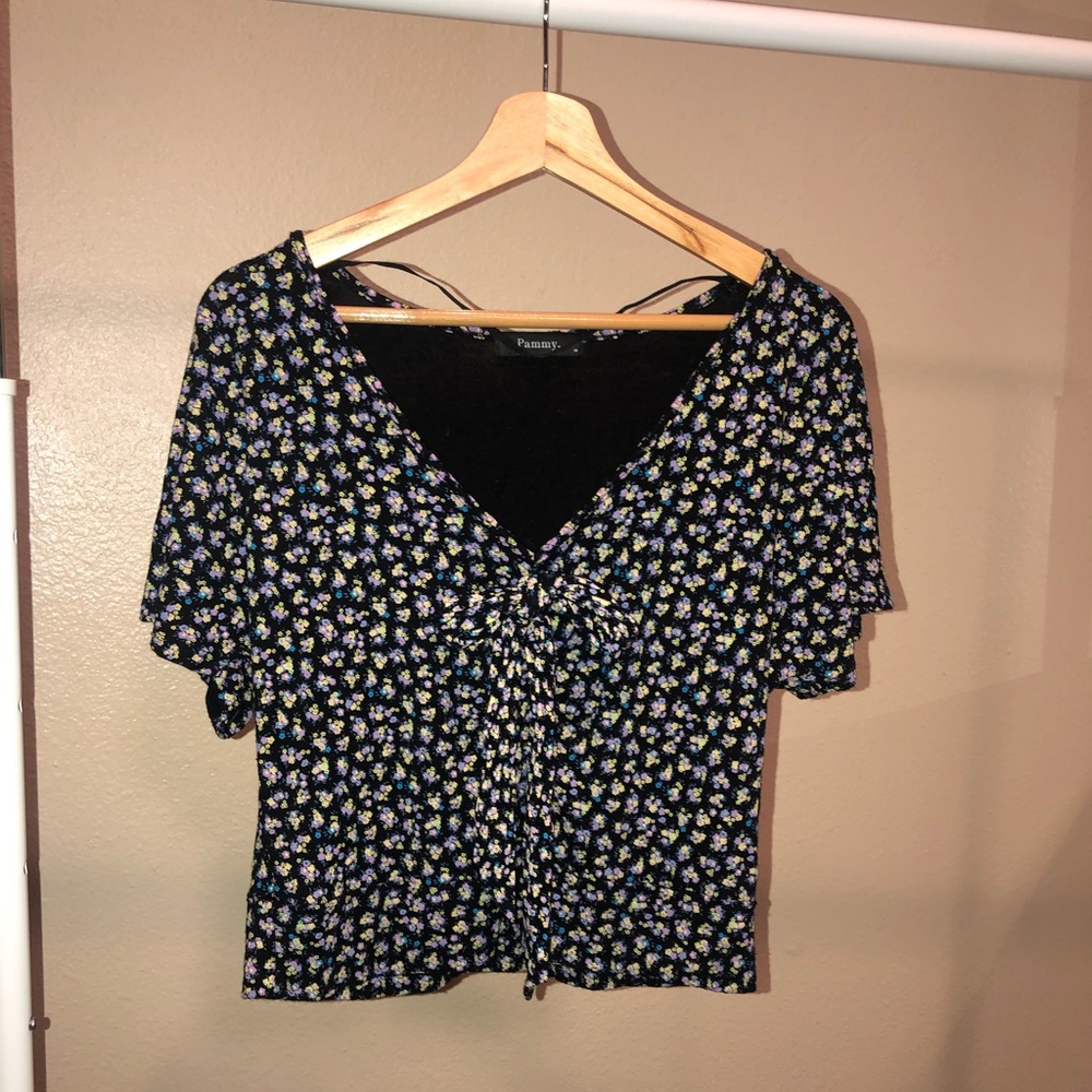 patterned blouse